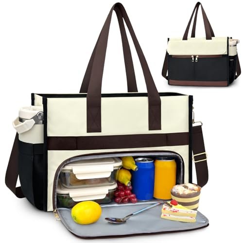 PASMAN Insulated Lunch Bag for Women, 15